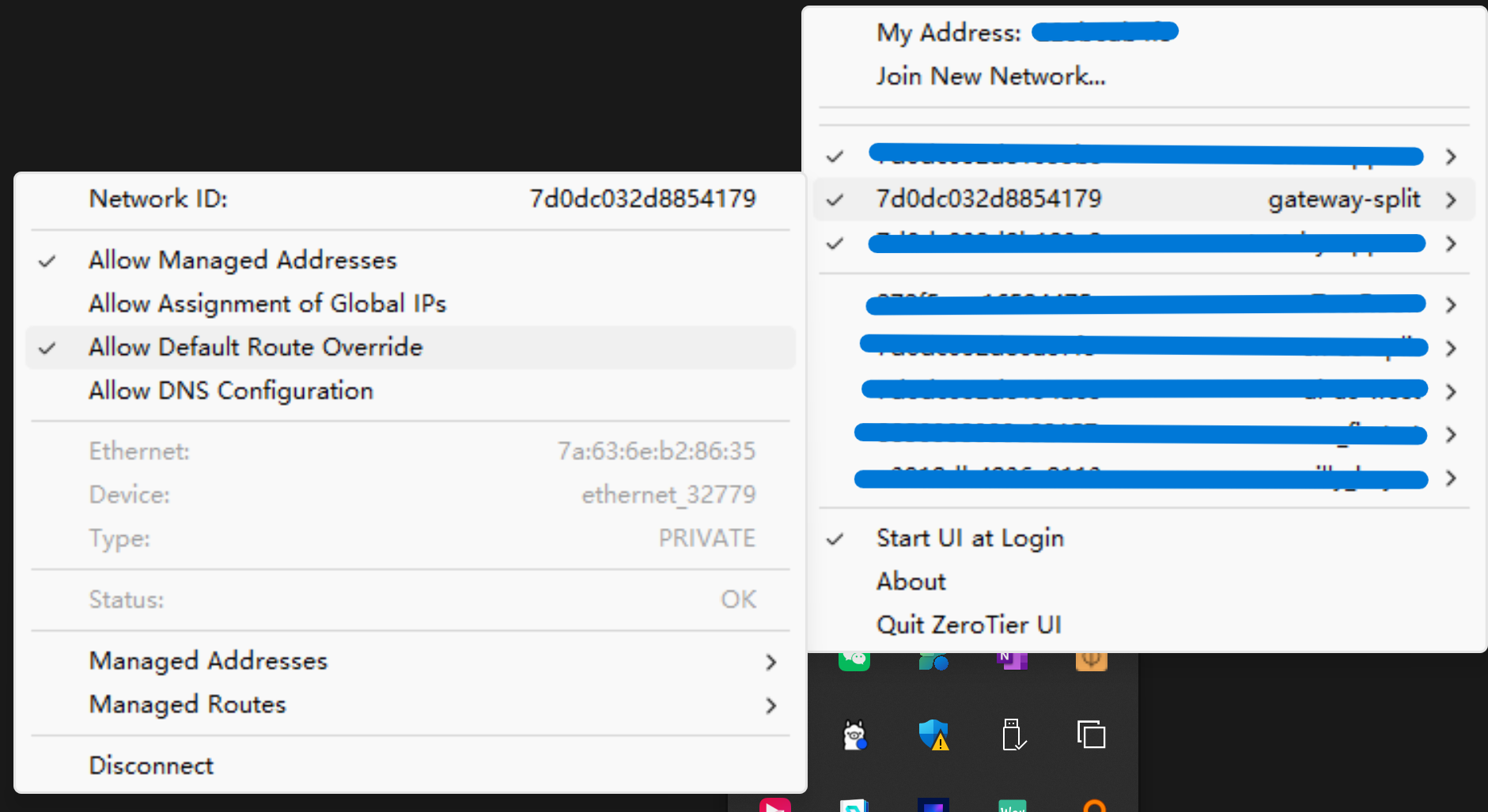ZeroTier UI 2